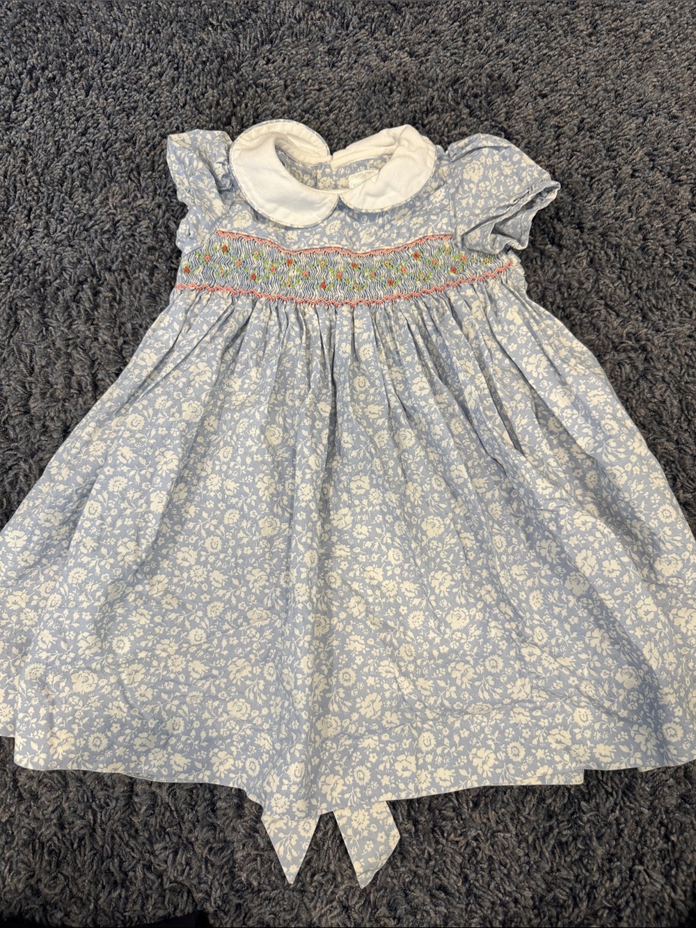 Edgehill Collection 18 month smocked dress with diaper cover
